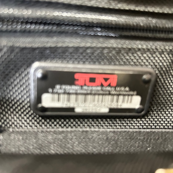 Tumi Black Men's Briefcase with Shoulder Strap - Picture 4 of 12